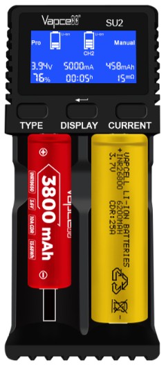 Vapcell SU2 5A charge