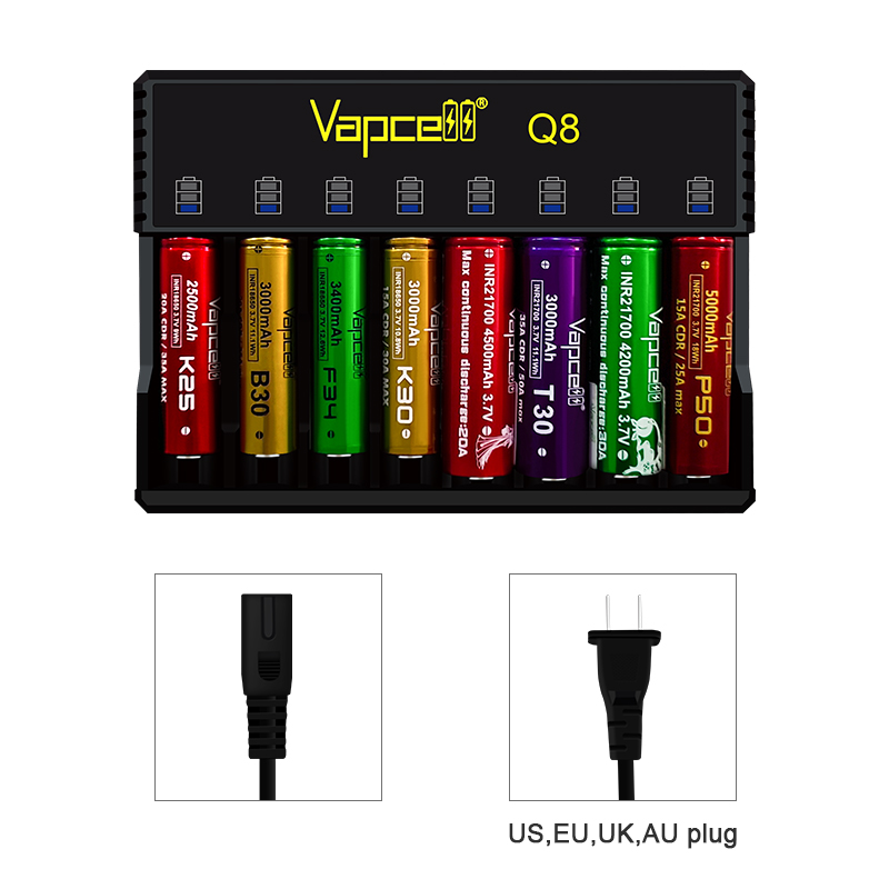 Vapcell Q8 charger