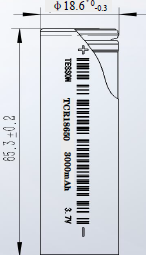 TESSON TCR 18650-3000mAh